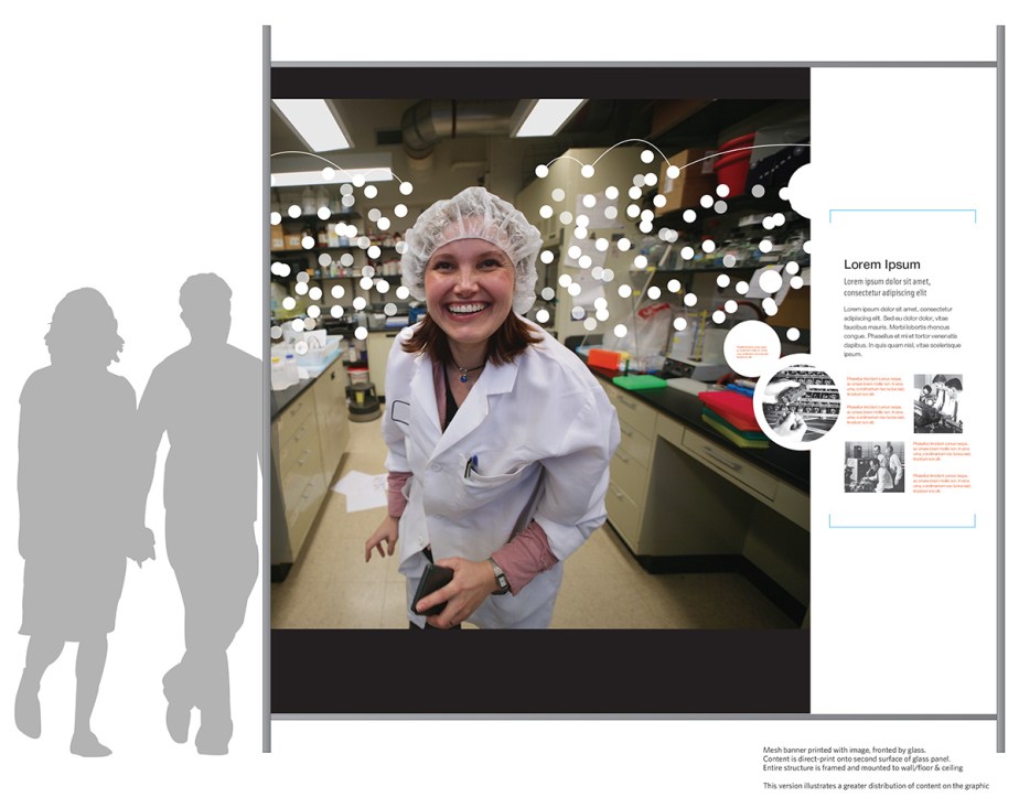 Bell Labs exhibition graphic design concept