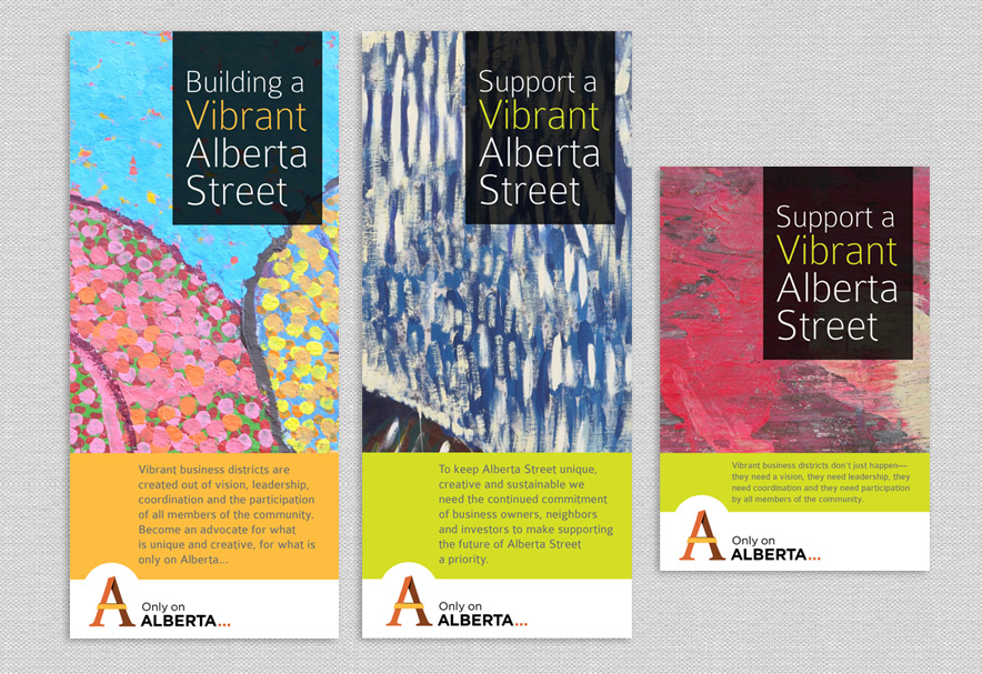 Neighborhood Business District Promotional Material Design