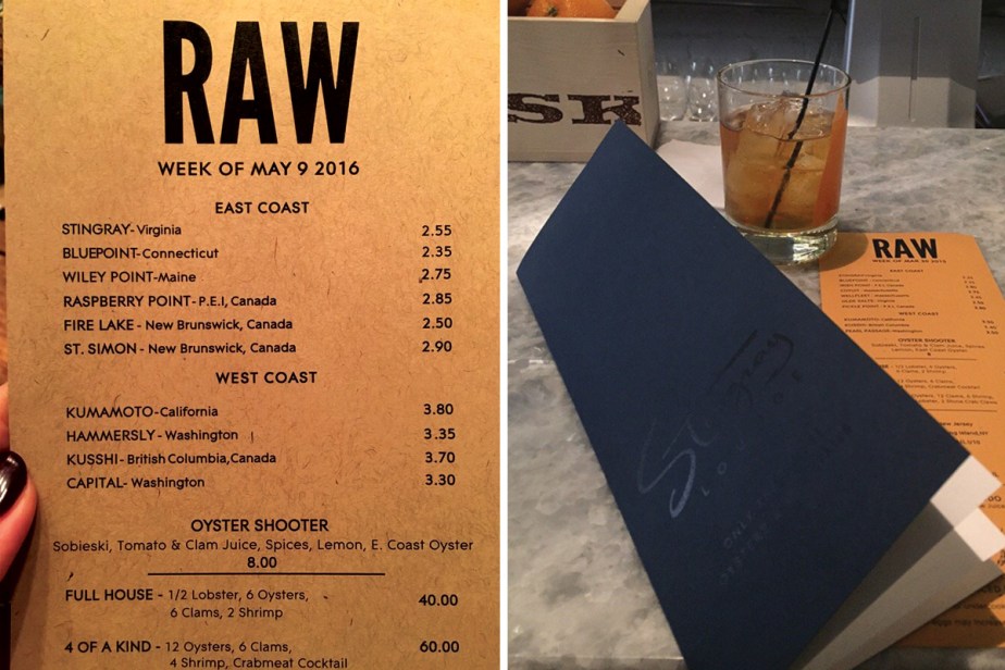 Stingray Lounge Identity and Menu Design