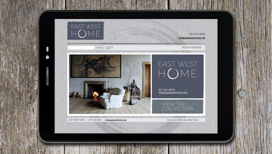 East West Home Logo and Website Design