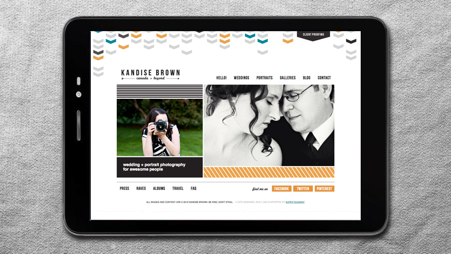 Kandise Brown Website Design