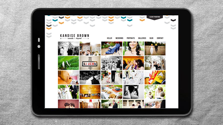 Kandise Brown Website Design