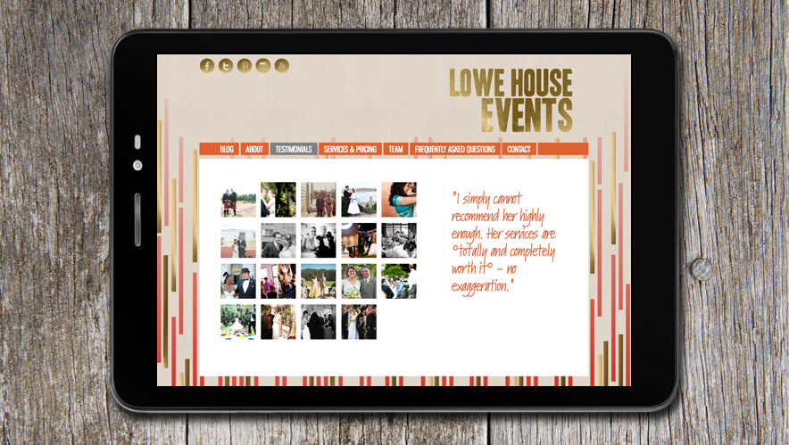 Lowe House Creative Website Design