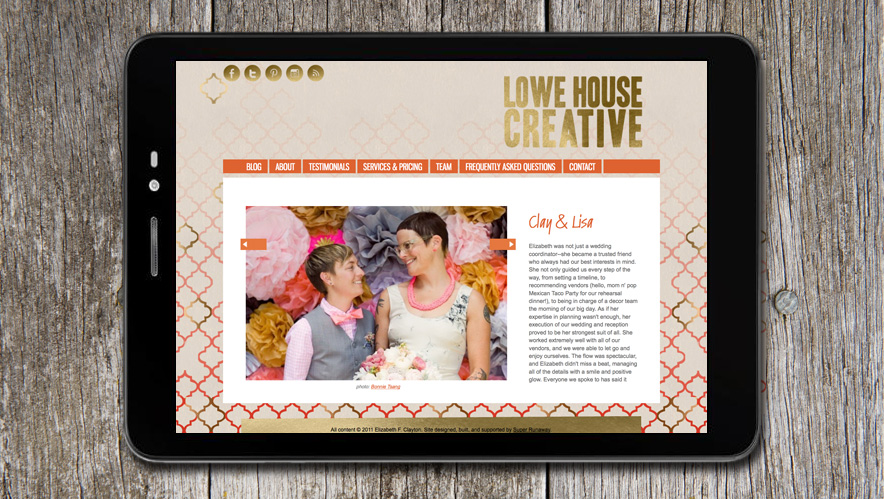 Lowe House Creative Website Design