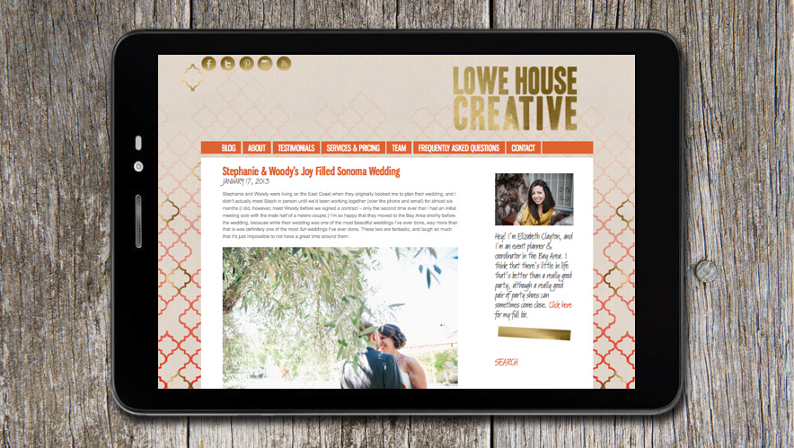 Lowe House Creative Website Design
