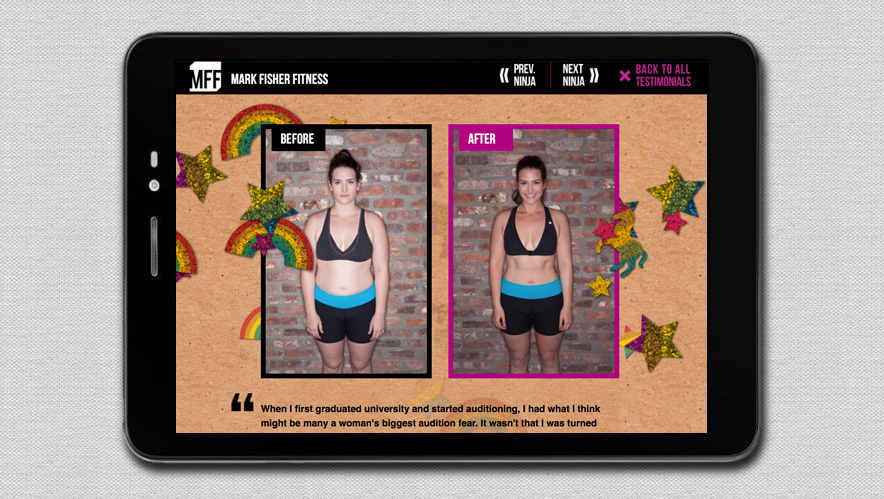 Mark Fisher Fitness Logo Design and Website Design