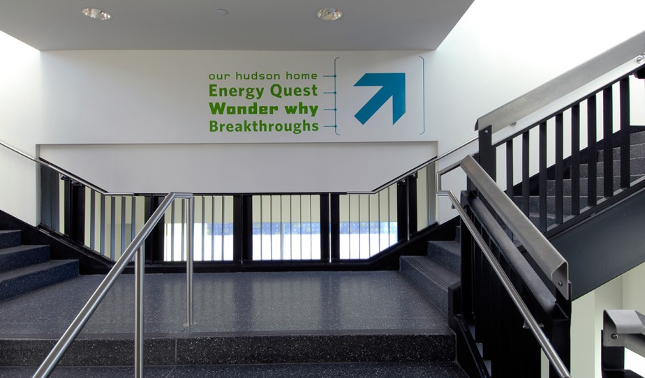 Liberty Science Center Building Signage Graphic Design