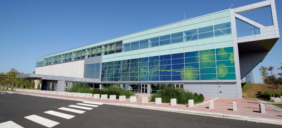 Liberty Science Center Building Signage Graphic Design