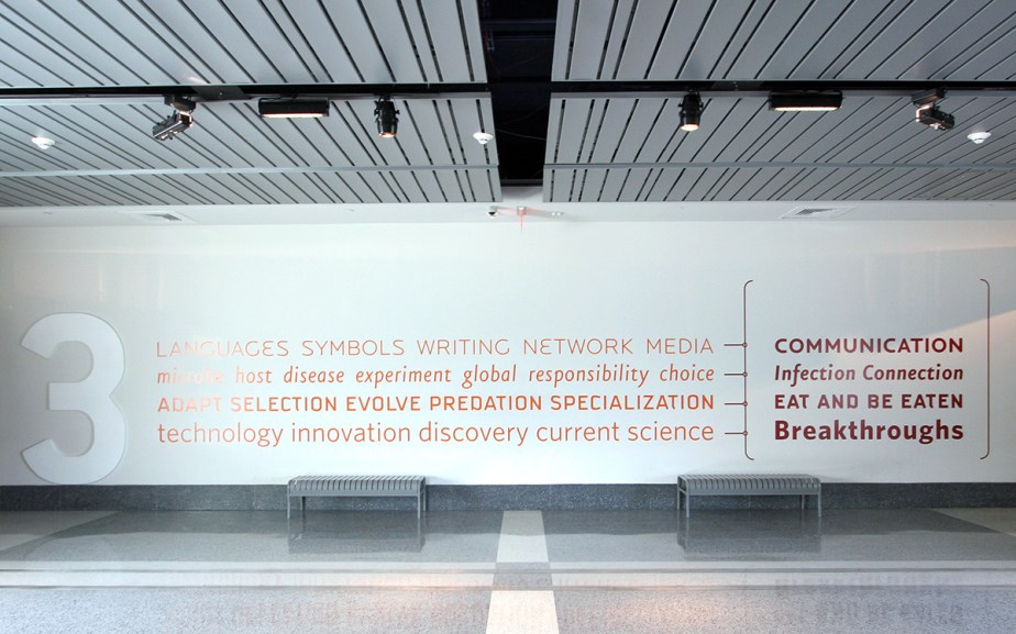 Liberty Science Center Building Signage Graphic Design