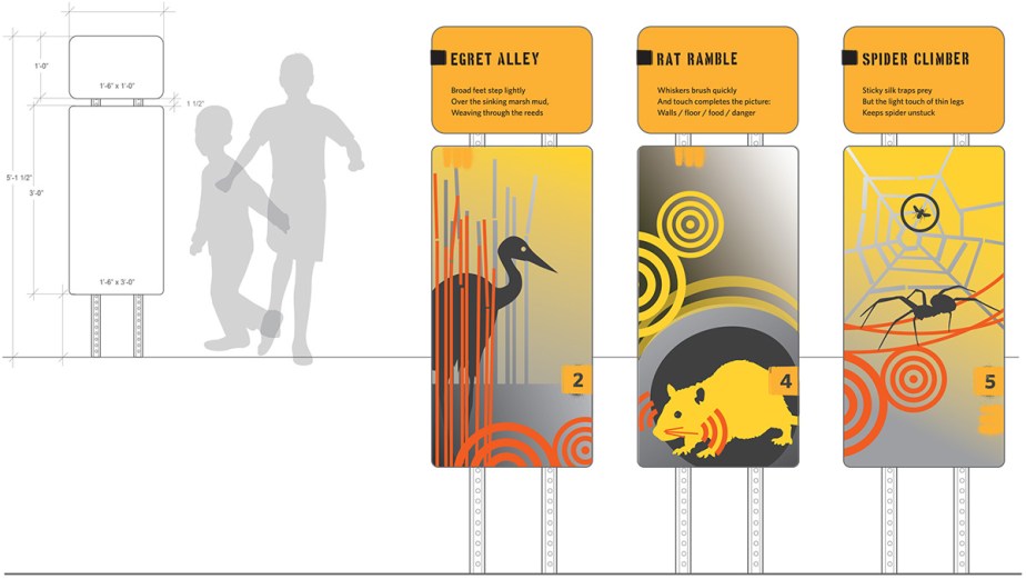 Wildlife Challenge Museum Exhibition Playground Graphic Design