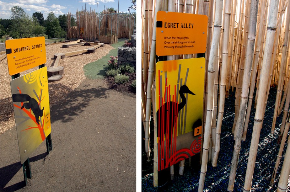 Wildlife Challenge Museum Exhibition Playground Graphic Design